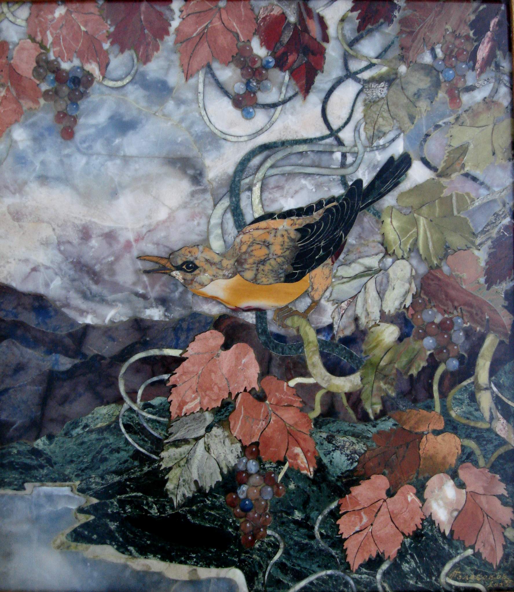 Landscape with bird