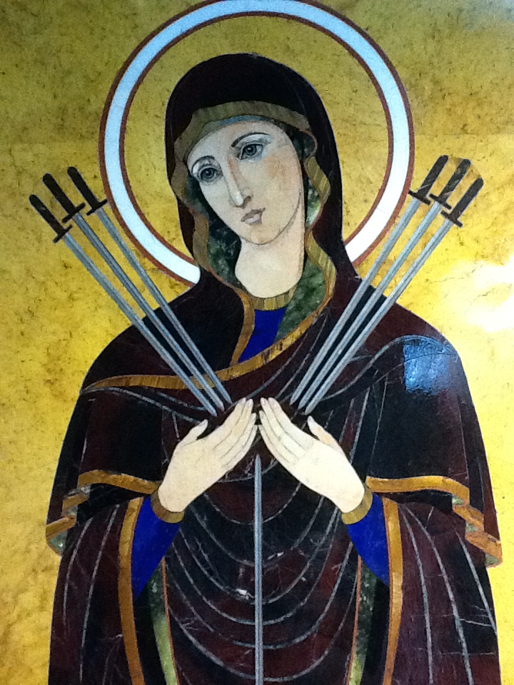 Seven- barrel icon Of the mother of God